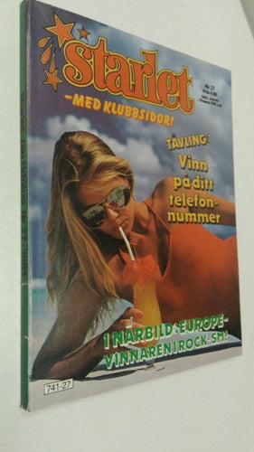 Starlet 1983 nr 27 Idolbilder Europe, Meryl Streep, Daryl Hall & John Oates