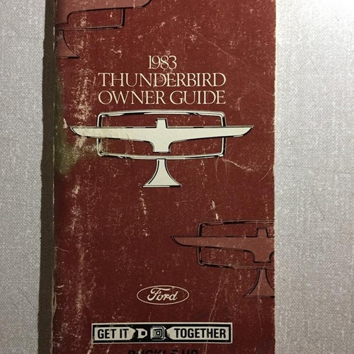 1983 Ford Thunderbird Owner Guide