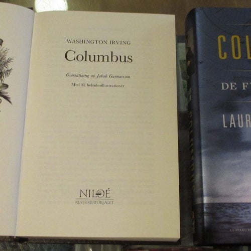 Två böcker om Christofer Columbus