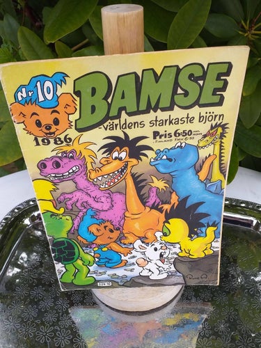 Bamse samlarobjekt 1986 NR 10 Samlarobjekt VINTAGE