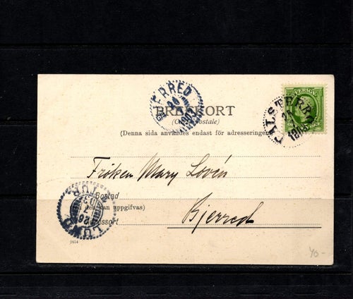 Östergatan Falsterbo stämplad Falsterbo Nst 14 1903
