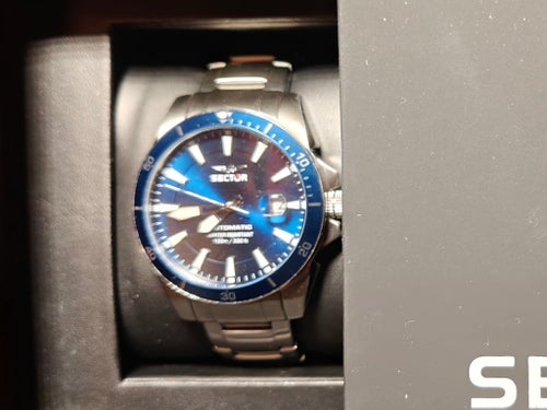 Sektor - 450 - Automatisk - Datum - Blå - 100 m - 41 mm