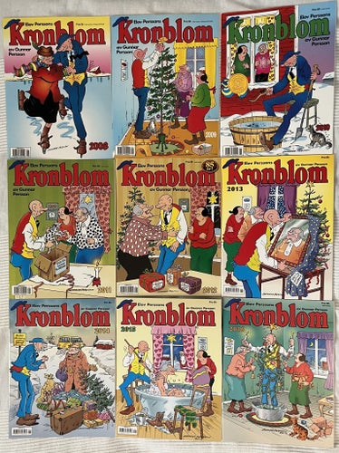 Kronblom - nio julalbum - 2008-2016 - nyskick