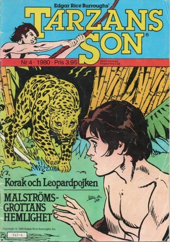 Tarzans Son Nr 4 1980 av Edgar Rice Burroughs