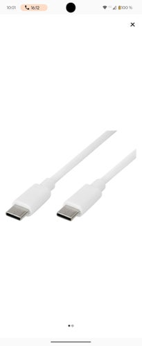2st USB-C till USB-C-kabel 1M stödjer snabb laddning