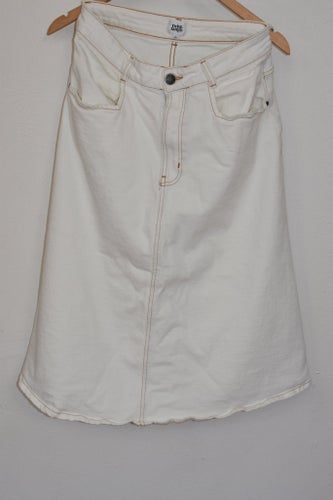vit jeans kjol Twist & Tango stl 40