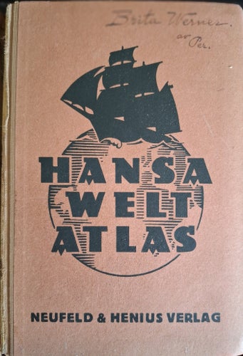 Hansa Welt Atlas 1933