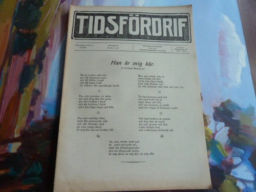 TIDSFÖRDRIF, 1914, HAN ÄR MIG KÄR, TIDNING