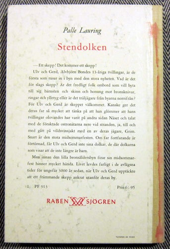 Stendolken Palle Lauring Raben & Sjögren 1959 Oskarshamn AB Primo