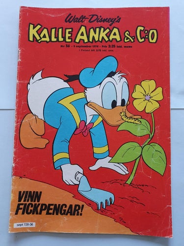 Kalle Anka & Co nr 36 från 1974