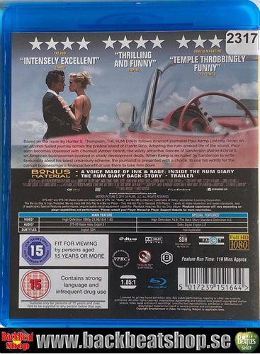 THE RUM DIARY - EJ SV. TEXT