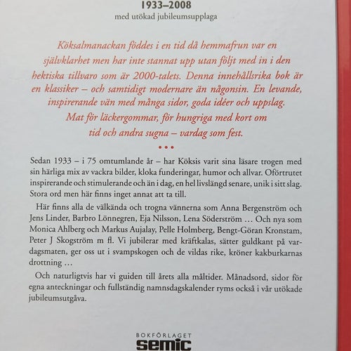Koksalmanack 2008 - Jubileumsutgåva