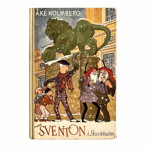Ture Sventon i Stockholm - Första upplagan 1954 - Vintage barnbok - Åke Holmberg