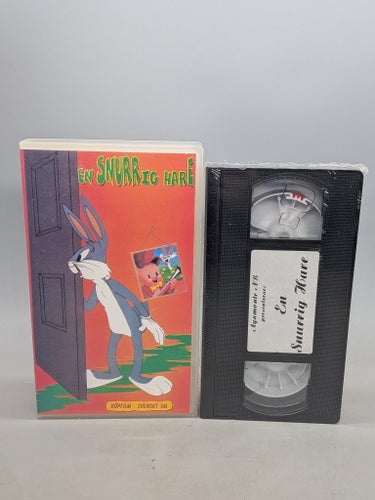 En Snurrig hare - Svenskt tal - Ny Inplastad VHS