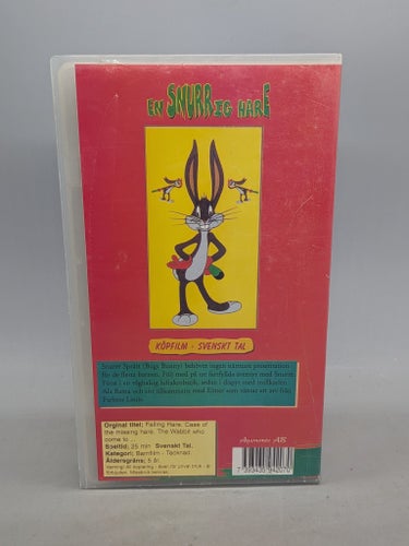 En Snurrig hare - Svenskt tal - Ny Inplastad VHS