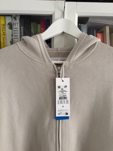 Samsøe Samsøe Saniklas Hoodie Zip – Moonstruck XL – Ny med tags