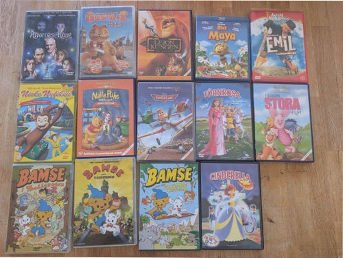 Barn filmpaket, 14 filmer