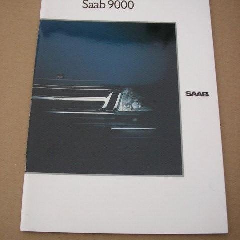 Försäljningsbroschyr SAAB 9000 1990