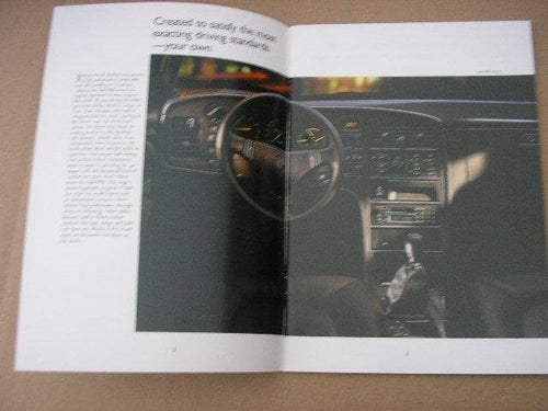 Försäljningsbroschyr SAAB 9000 1990