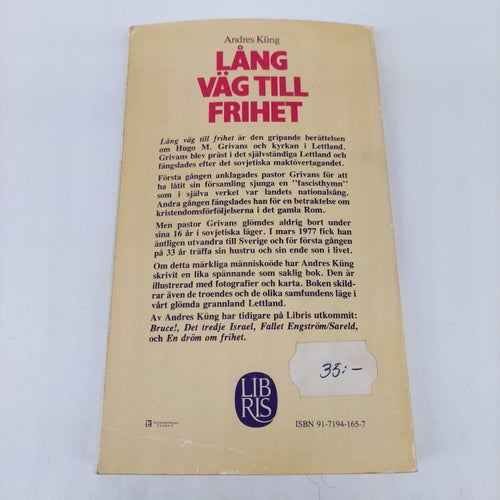 Lång väg till frihet - Andres Kung