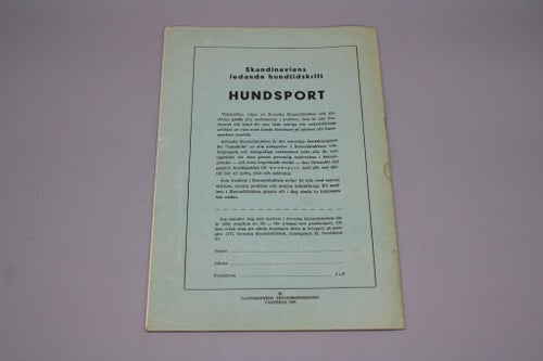 Från Jaktmarker och Fiskevatten nr 4 April 1955