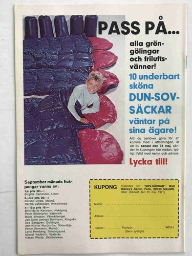 Walt Disney´s Serier - 1971:4 NM med bilder