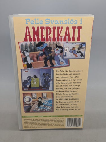 Pelle Svanslös i Amerikatt - Svenskt tal - VHS