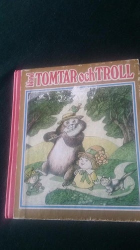 Bok Bland TOMTAR och TROLL ca 17 cm x 19,5 cm