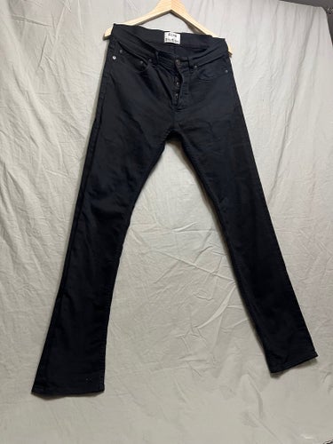 Acne Studios Roc Stay Cash svarta jeans, storlek 33/34