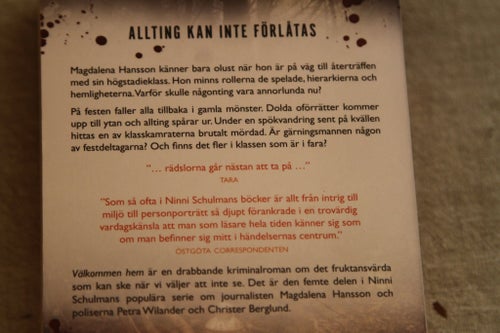 POCKET BOK, VÄLKOMMEN HEM -- NINNI SCHULMAN