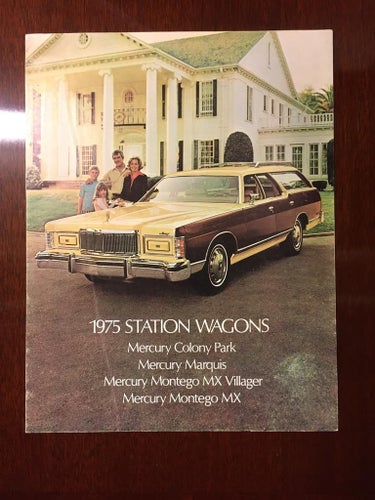 Försäljningsbroschyr Mercury Station Wagons 1975
