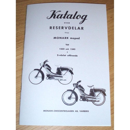 Monark Moped 1232 & 1242 Reservdelskatalog