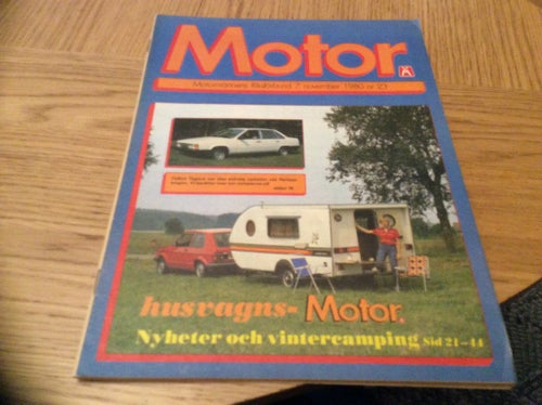 Motor Nr 23 1980 Mycke Husvagn Husbilar,Opel Manta