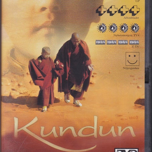 DVD / Kundun / Martin Scorsese / Tenzin Thuthob Tsarong / Nära nyskick