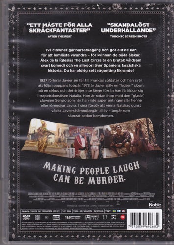 DVD / Last Circus - The Trumphet / Alex De La Iglesia / Nära Nyskick