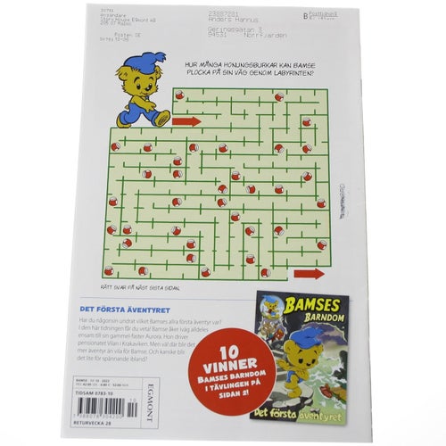 Bamse - 2023 - NR 10 - Bamse och sjörövarnas drottning