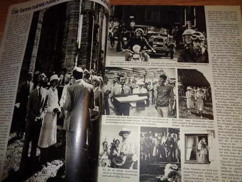 Vecko journalen nr23 1978 kungligt Drottning Silvia på Gotland, Gösta Bohman