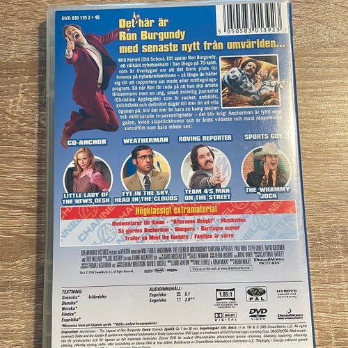 Anchorman: Legenden om Ron Burgundy (DVD)