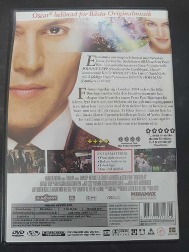 Finding Neverland (2004) - Johnny Depp - DVD