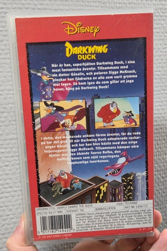 Darkwing Duck - Den dolda koden (1991-1992) VHS Svenskt tal