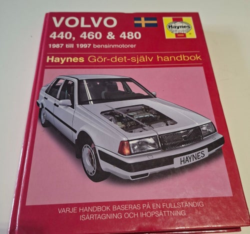 VOLVO 440, 460 & 480 Haynes Gör-det-själv handbok AK Legg 2001