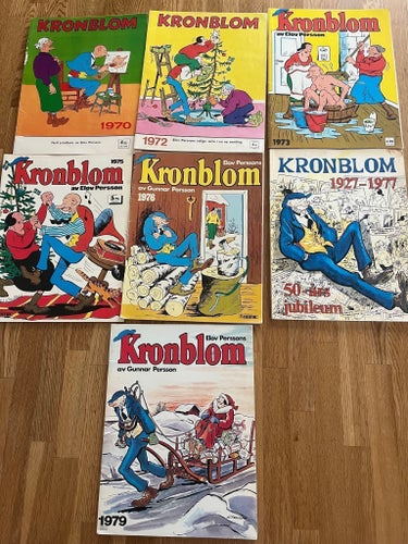 Kronblom av Elov Persson 7 st