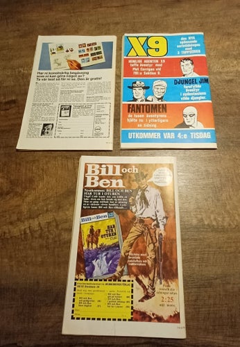 Fantomen Tidningar Årgång 1970 6st