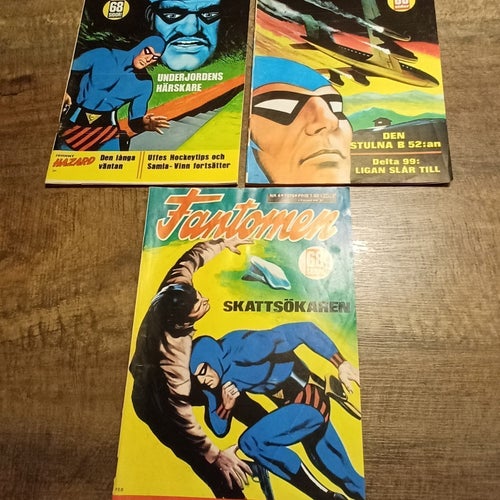Fantomen Tidningar Årgång 1970 6st