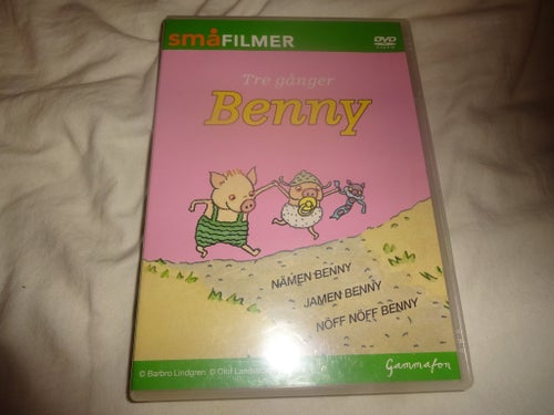 Småfilmer: Tre gånger Benny (DVD)