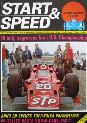 Start & Speed 1970-5 Mario Andretti..Dragbike..Dragracing