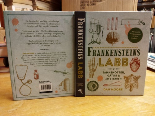 Frankensteins labb Tankenötter, gåtor & mysterier av Dan Mo. Bok. Very Fine plus