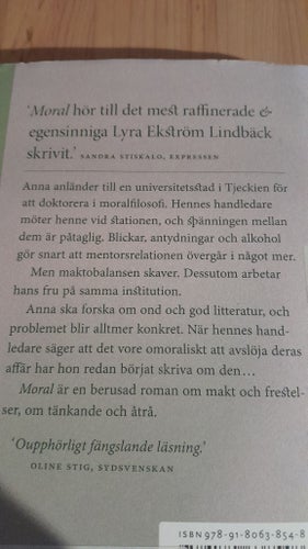 Moral: En roman, Lyra Ekström Lindbäck