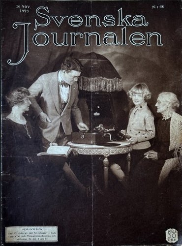 Svenska journalen 46 1929 Sigfrid Borgström, Chalmers, Olof Grahn, Frida Elmgren