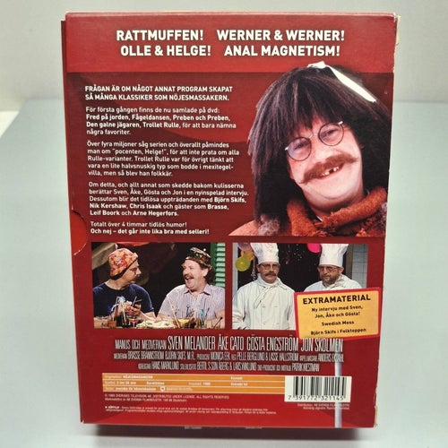 Nöjes massakern - Region 2, DVD-box, Svensk text, Fint skick
